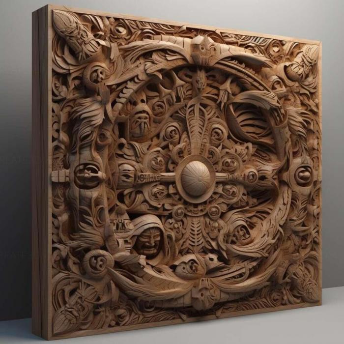 نموذج ثلاثي الأبعاد لآلة CNC 3D Art 